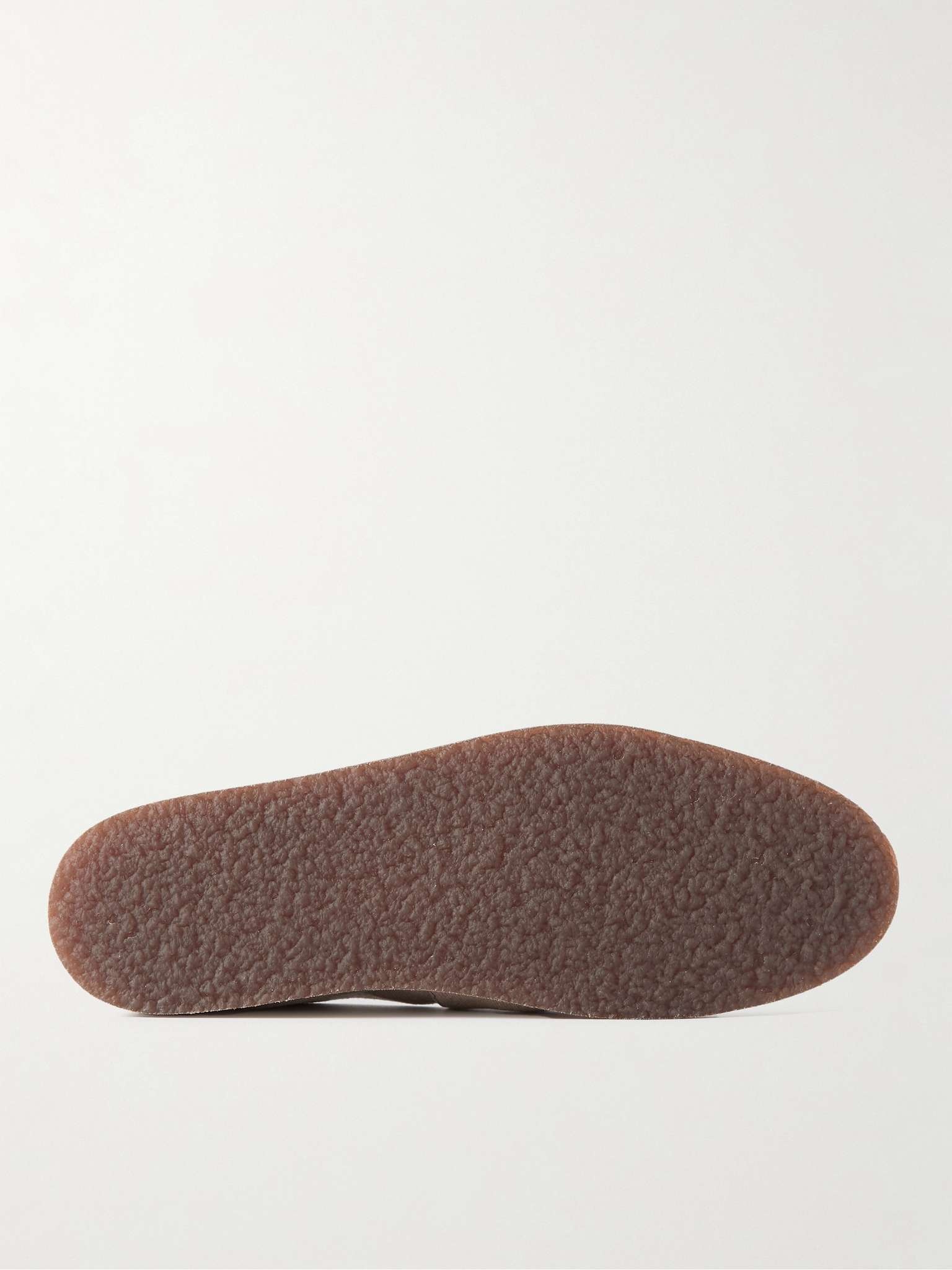 Suede-Trimmed Canvas Espadrilles - 3