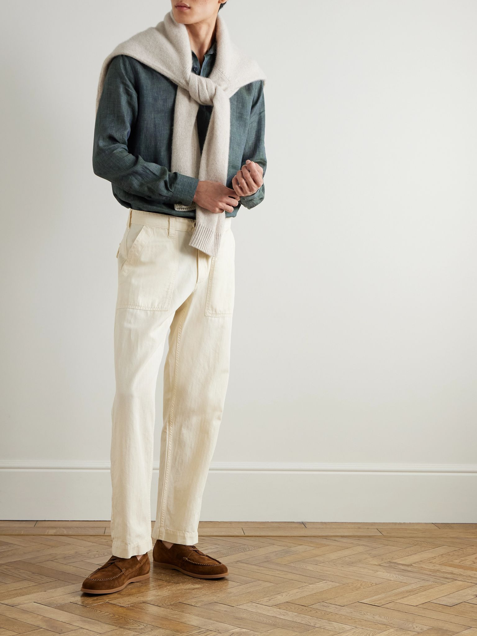 Justin Linen Shirt Blue - 2