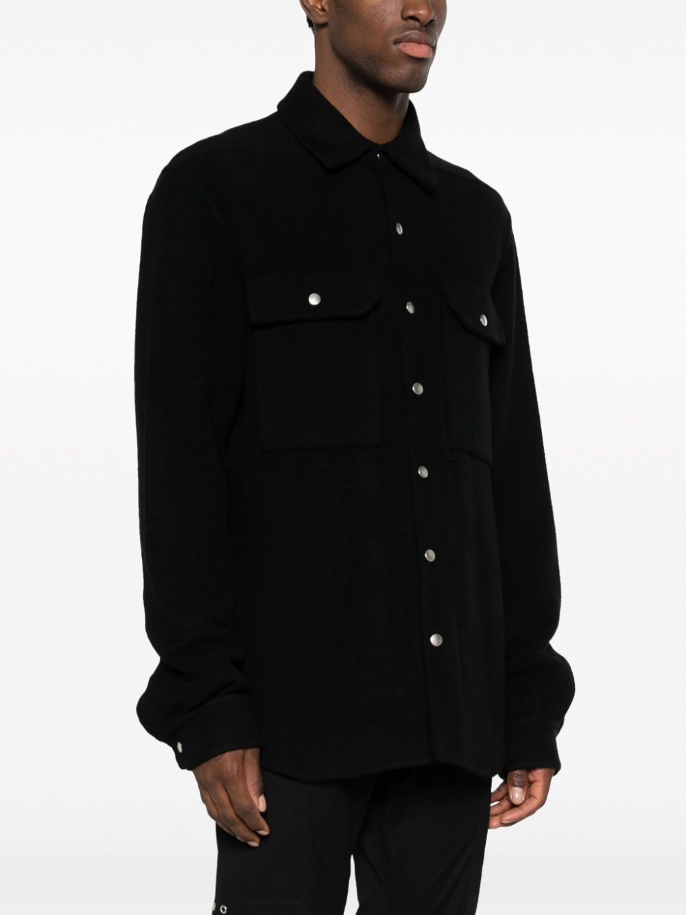 cashmere shirt jacket - 3