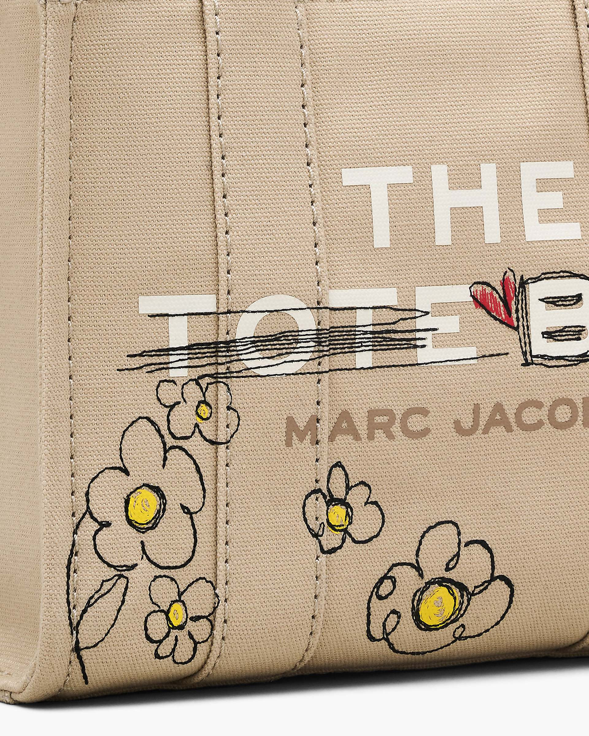 THE DAISY DOODLE CANVAS SMALL TOTE BAG - 5
