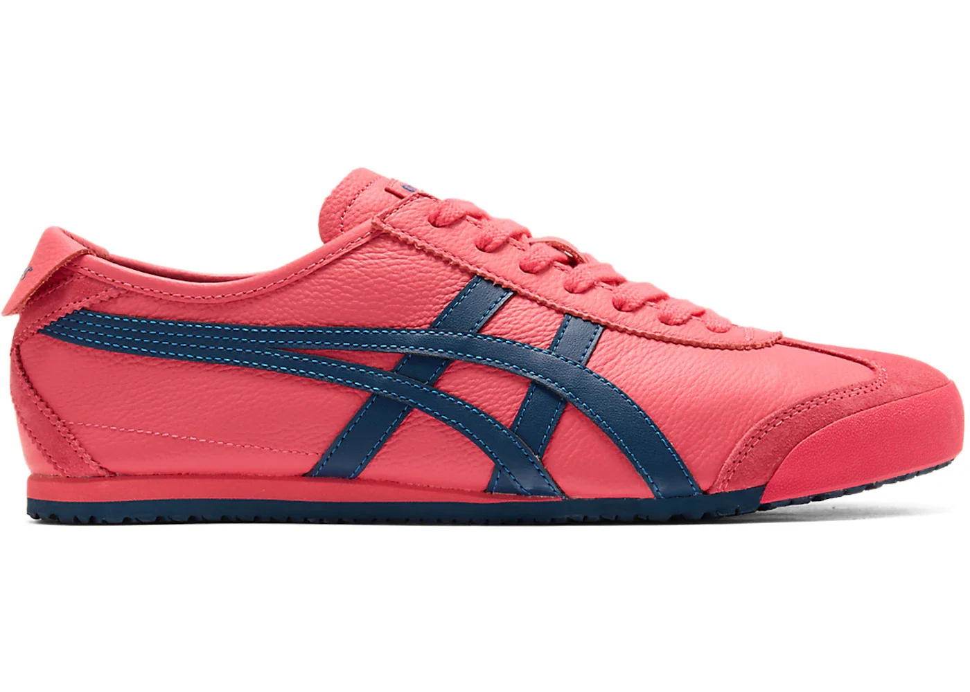 Onitsuka Tiger Mexico 66 Leather Pink Cameo Mako Blue - 1