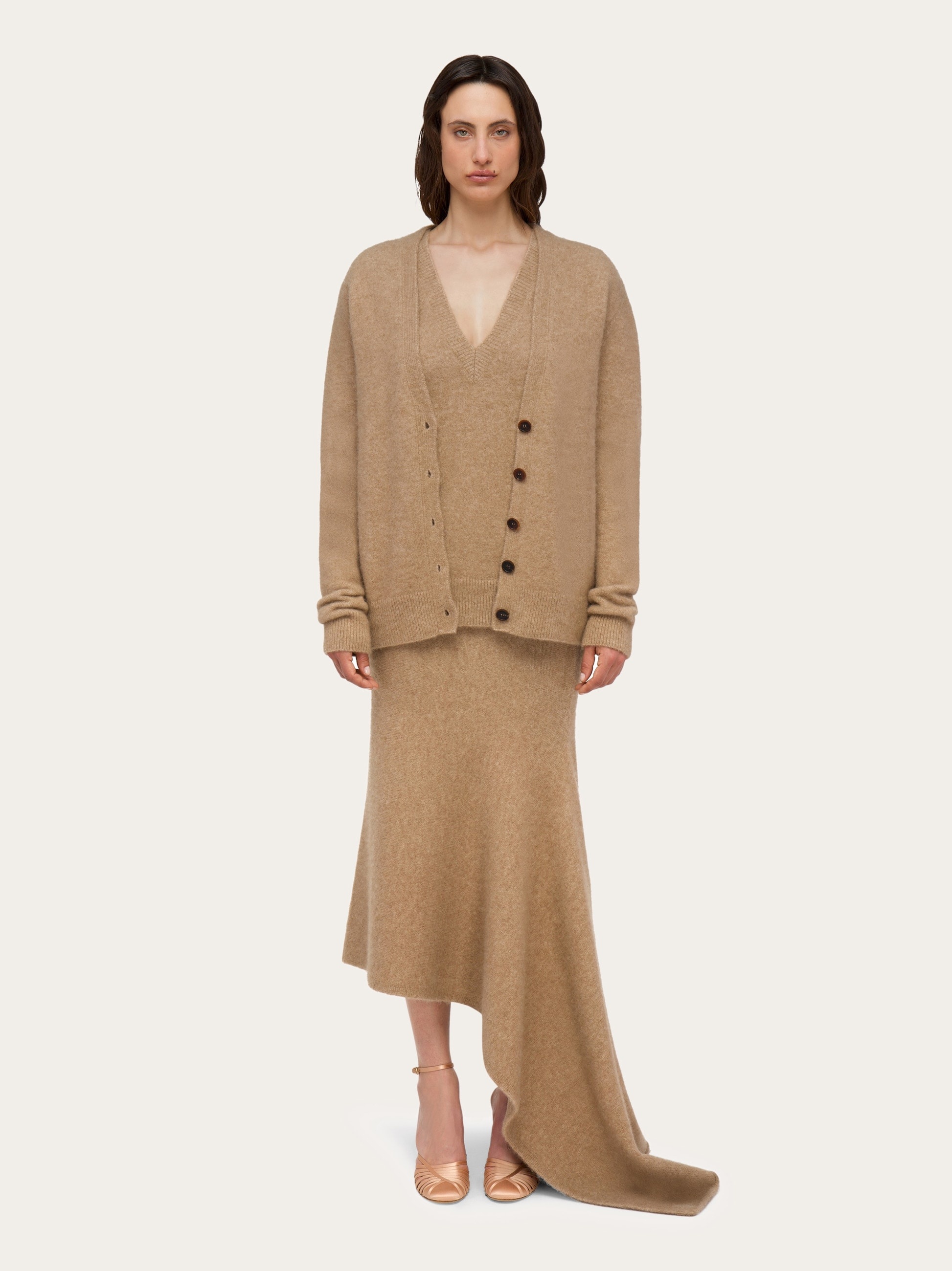 Oversize wool and alpaca gilet - 7