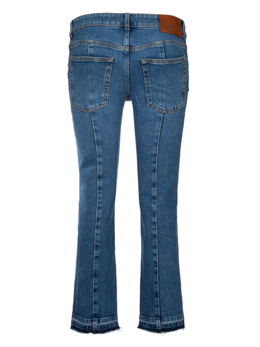 logo-patch flared jeans - 2