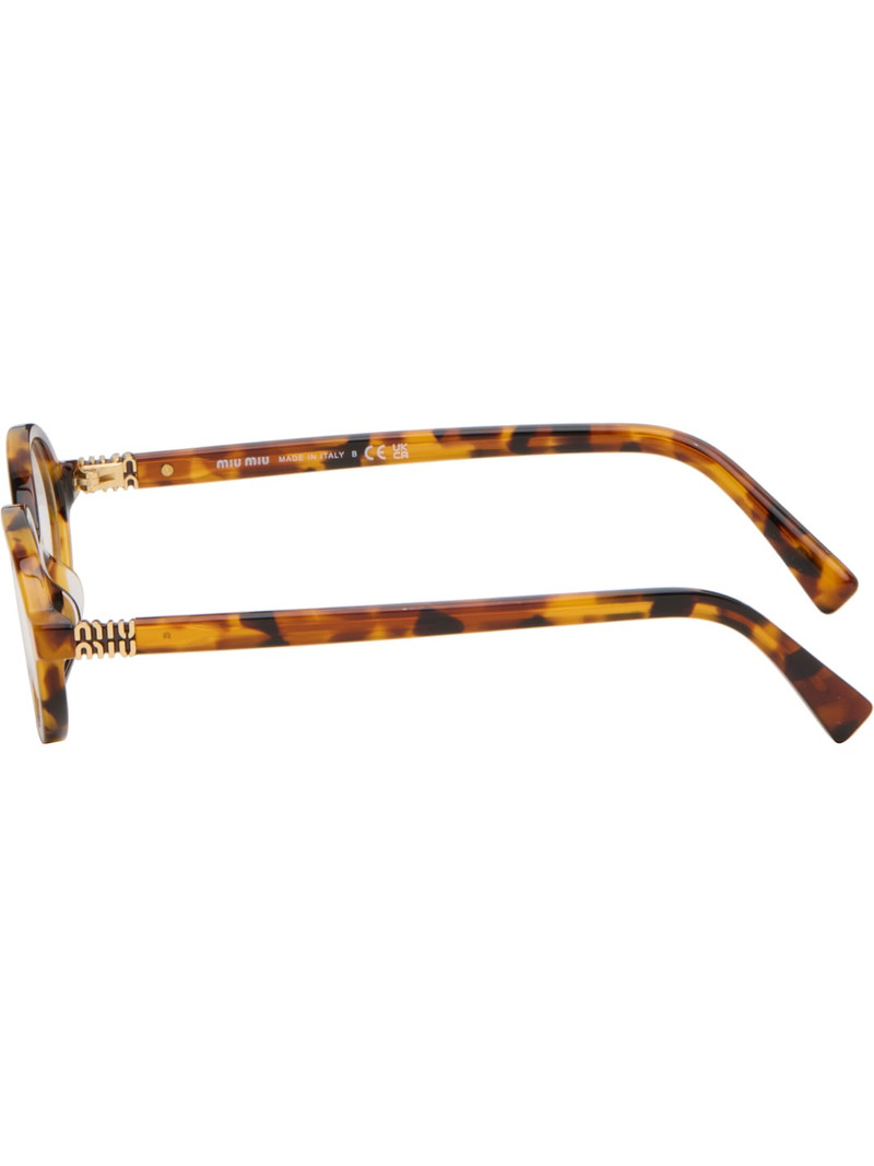Brown Miu Regard Glasses 3