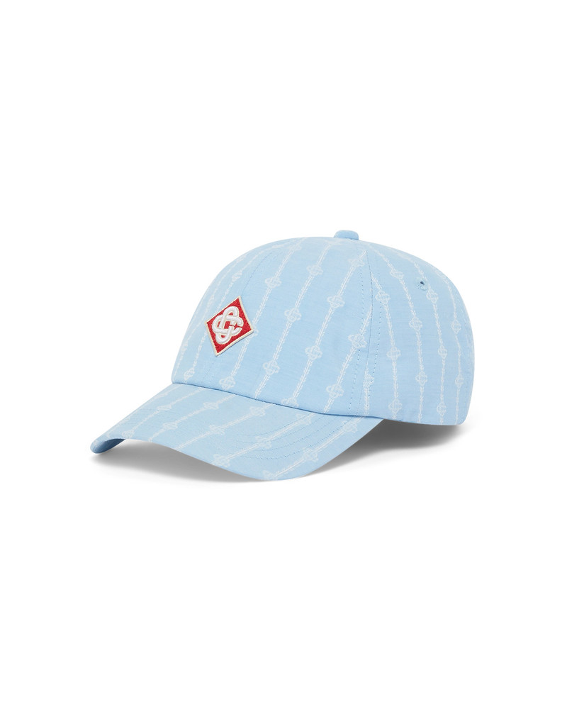 Laurel Stripe Logo Patch Cap | Casablanca Paris 1