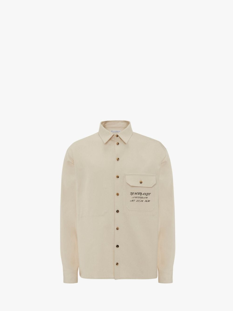 REMBRANDT PRINT OVERSHIRT 1