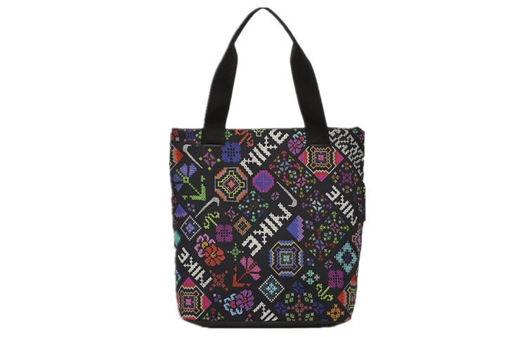 Nike Polyester Splicing Element Full Print logo Casual Sports Multi-Color Printing handbag Unisex Bl - 2