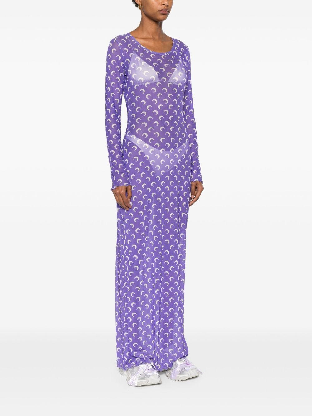 printed maxi dress - 3