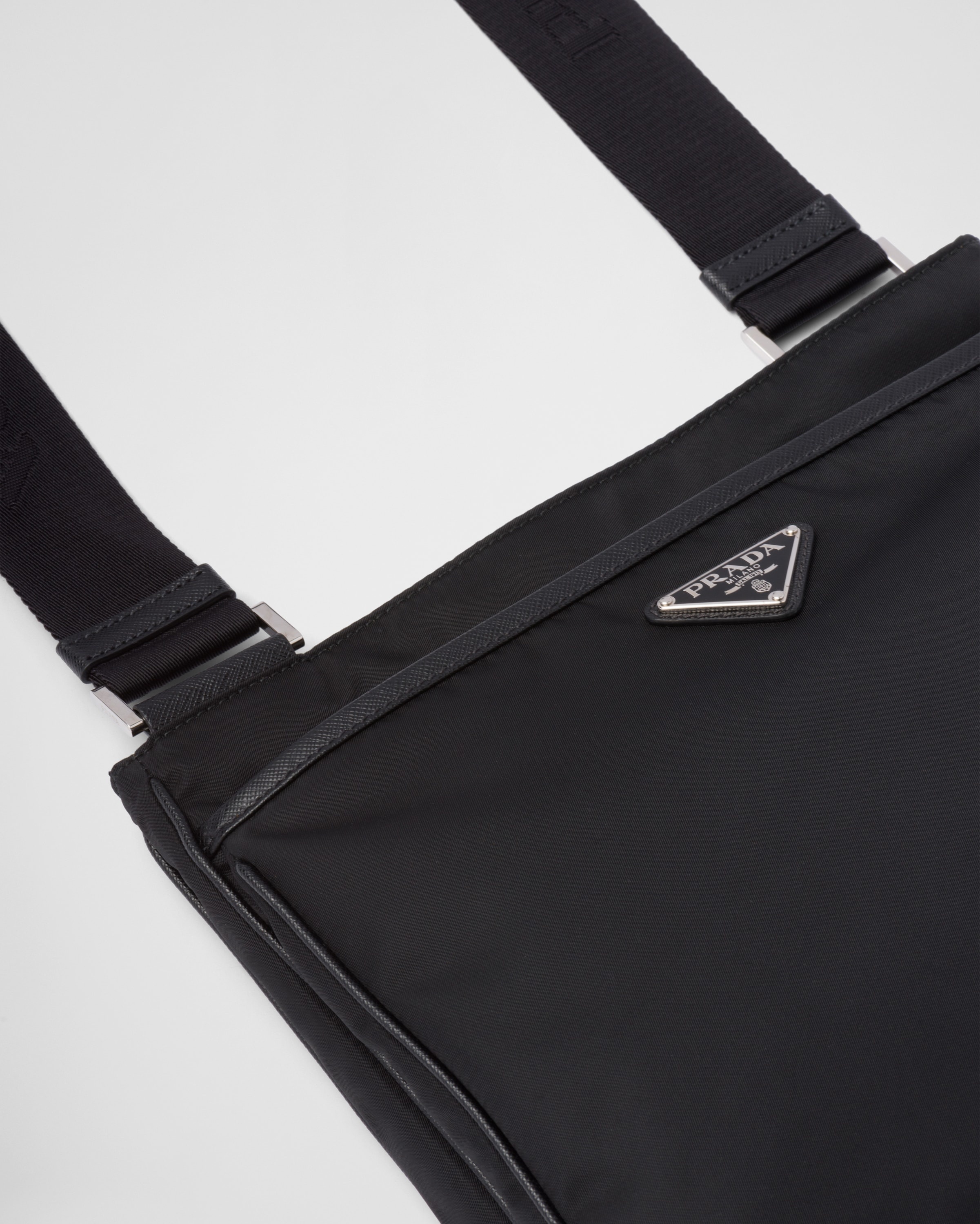 Re-Nylon and Saffiano shoulder bag - 6