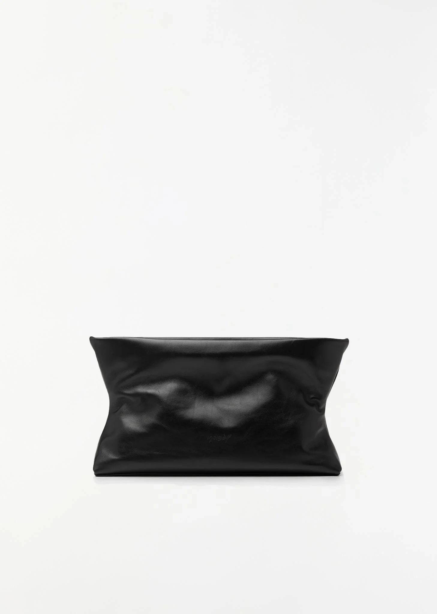 Dipi Leather Pochette Bag — Black - 1