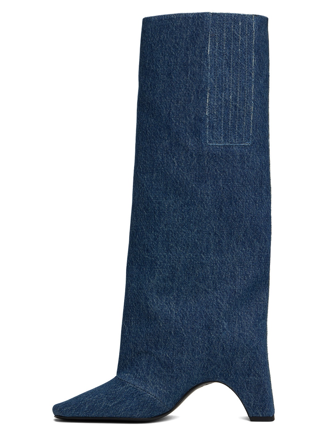 Blue Denim Bridge Tall Boots - 3