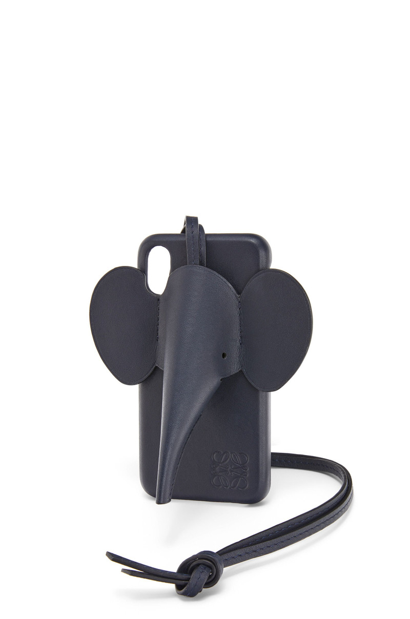 Loewe Elephant cover for iPhone X/XS in classic calfskin outlook