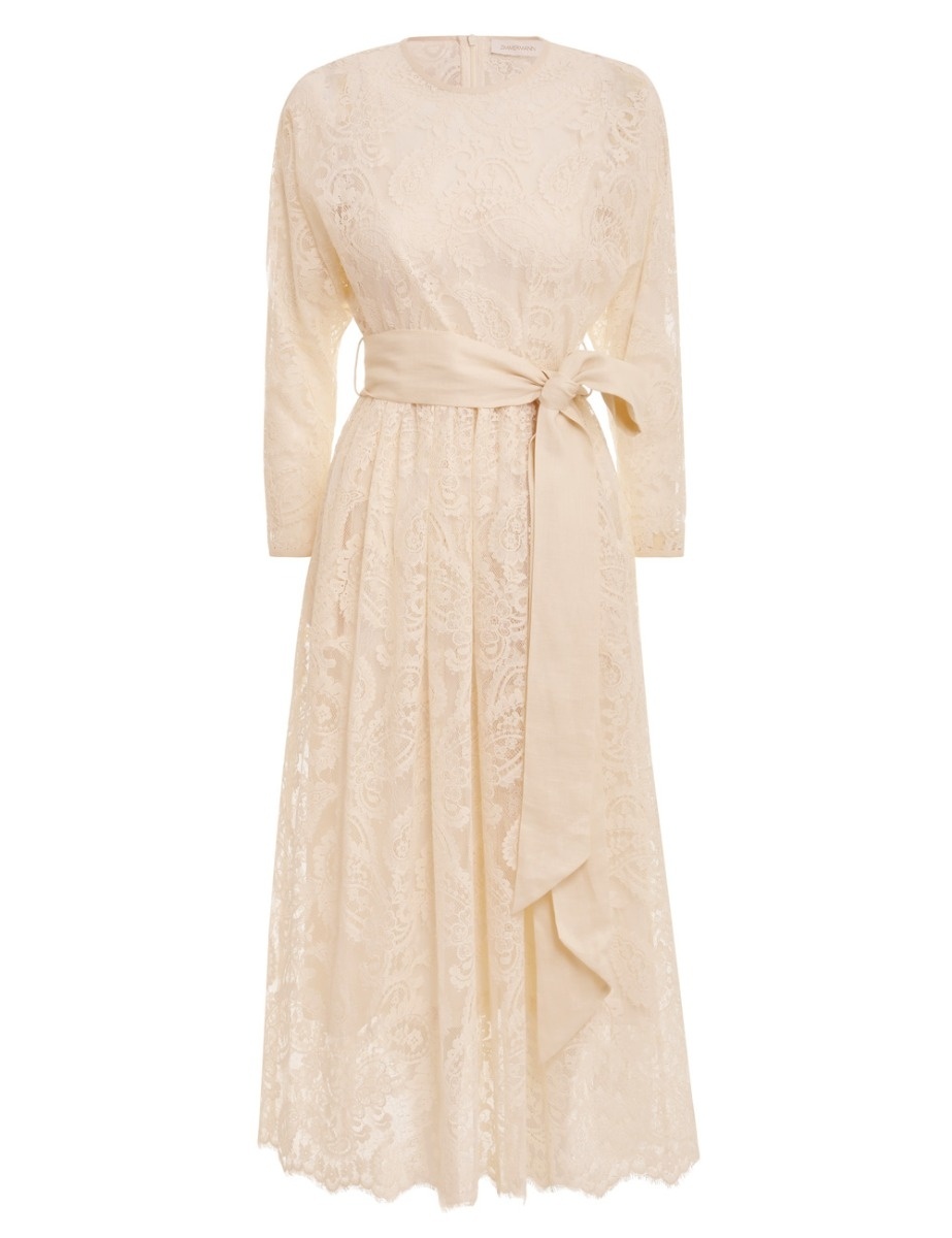 Zimmermann LYRICAL LACE TIE MIDI | REVERSIBLE