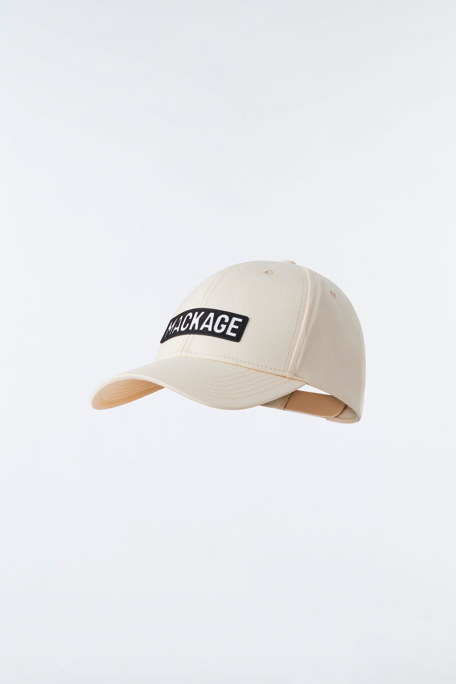 MACKAGE ANDERSON Baseball cap (R) Leather wordmark | REVERSIBLE