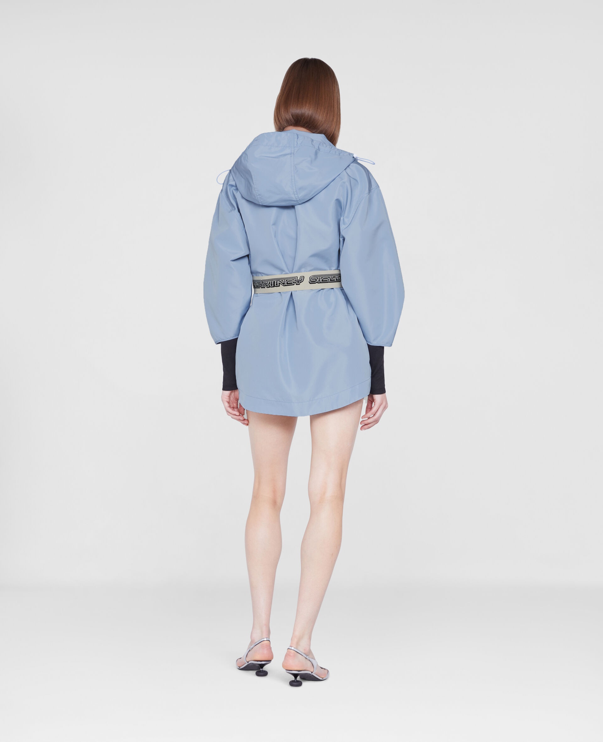 Hooded Belt Jacket - 3