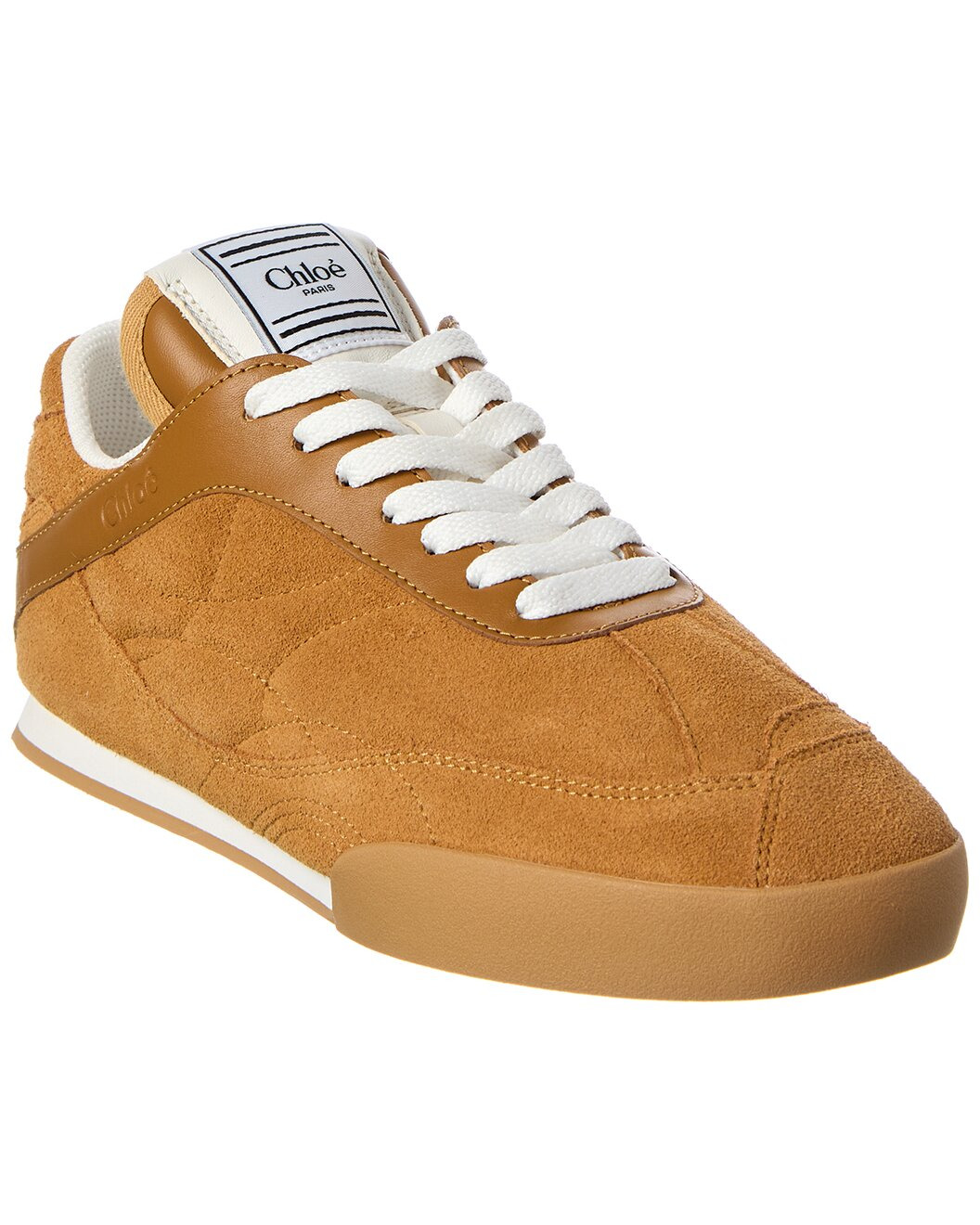 Chloe Kick Suede & Leather Sneaker - 1