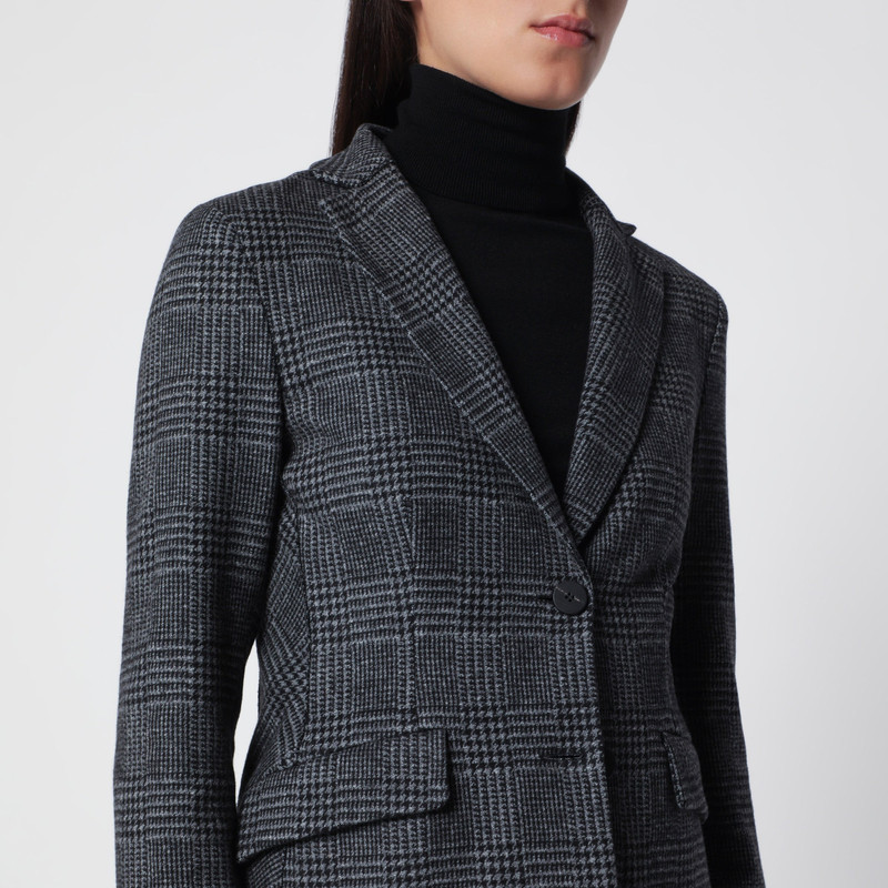 Single-breasted Prince of Wales check jacket 4