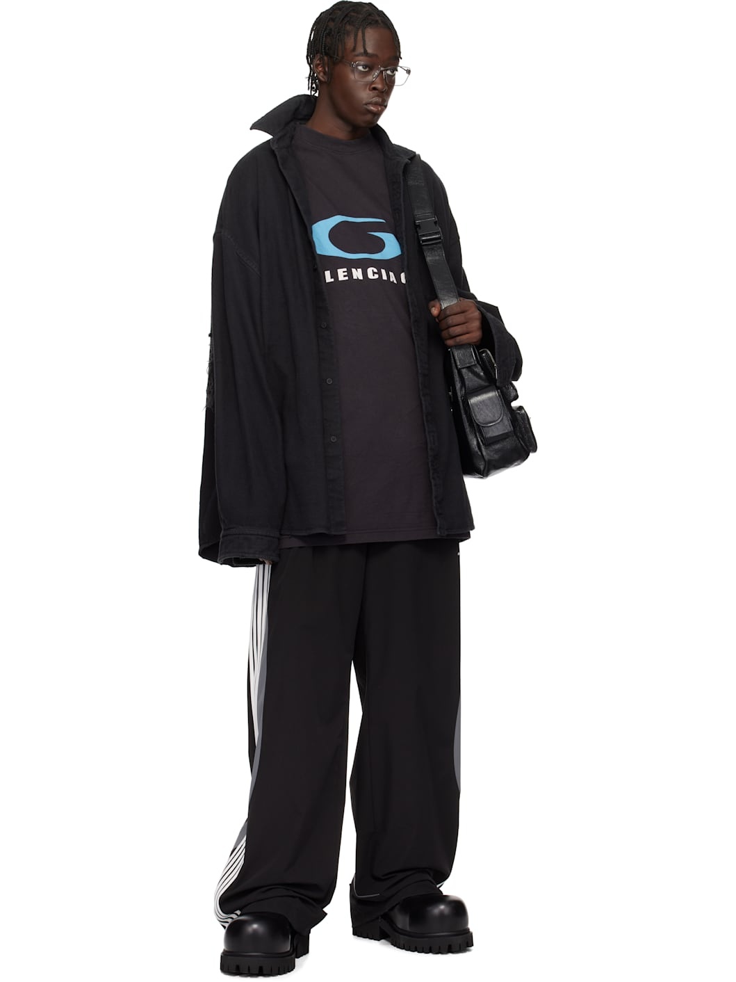 [BALENCIAGA]Loop Sports Icon Layered Shirt レイヤードシャツ Balenciaga Loop Sports Icon Layered Shirt | Saks Fifth Avenue