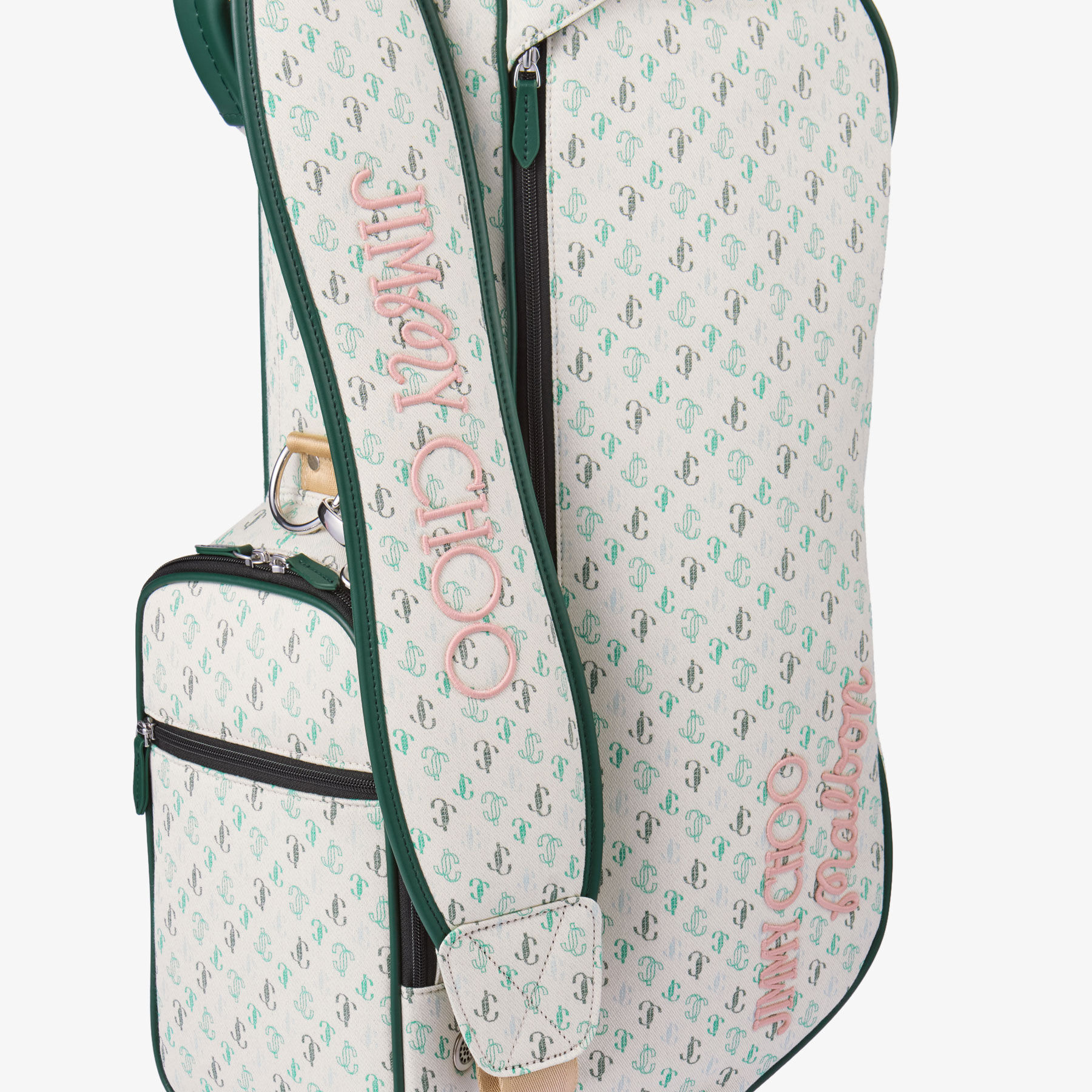 Jimmy Choo / Malbon 2.0 Golf Bag
Monogram Embroidered Canvas Golf Bag - 3
