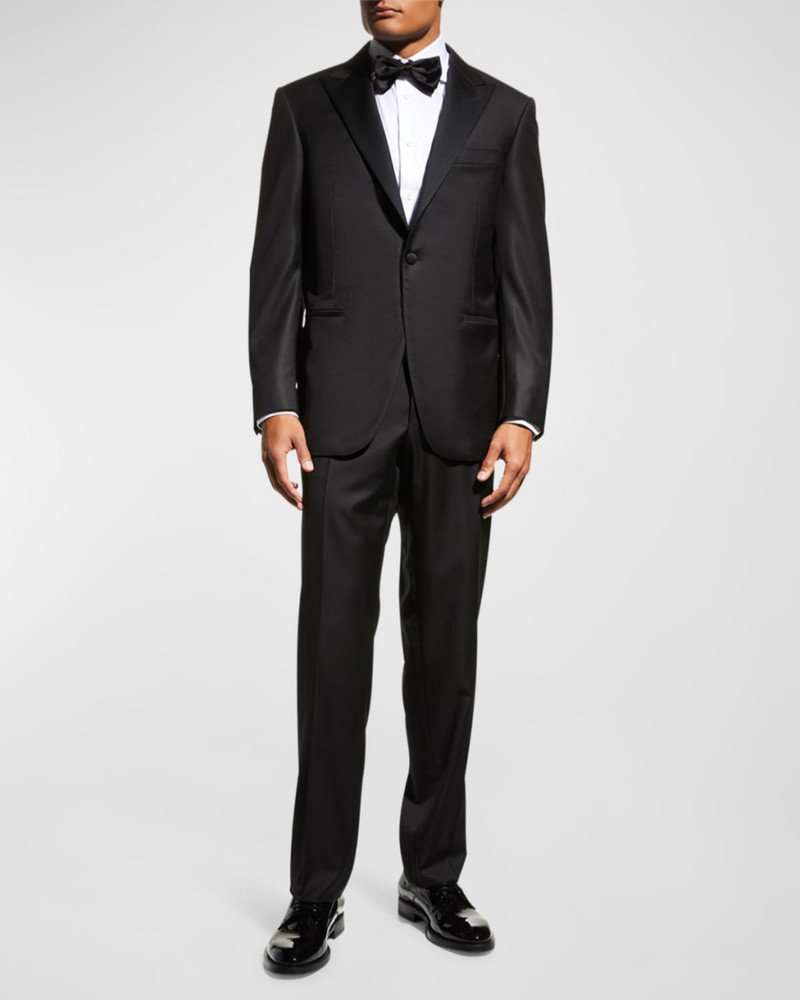 Canali Wool Two-Piece Tuxedo Suit outlook