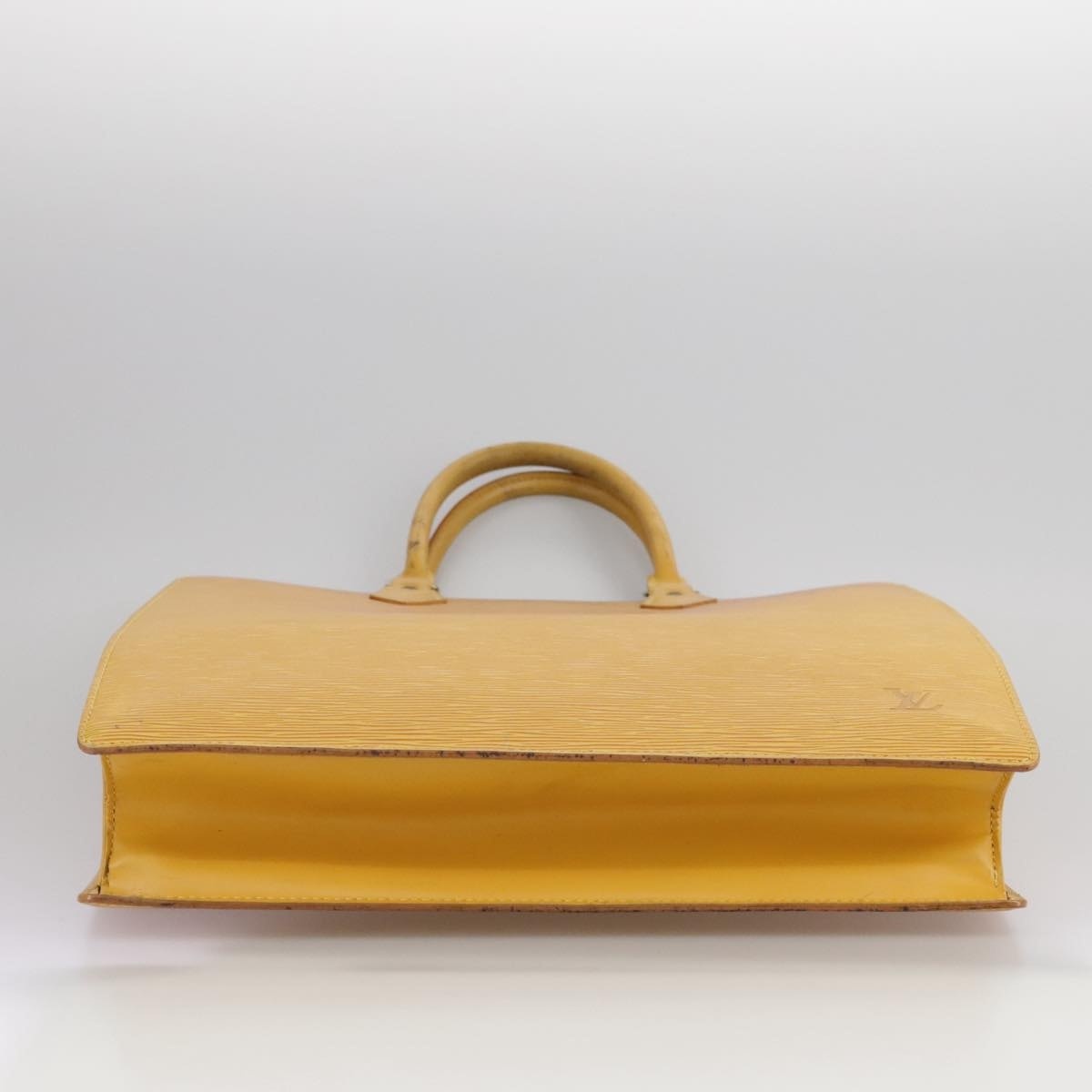 LOUIS VUITTON Epi Sac Plat Hand Bag Yellow M52079 - 5