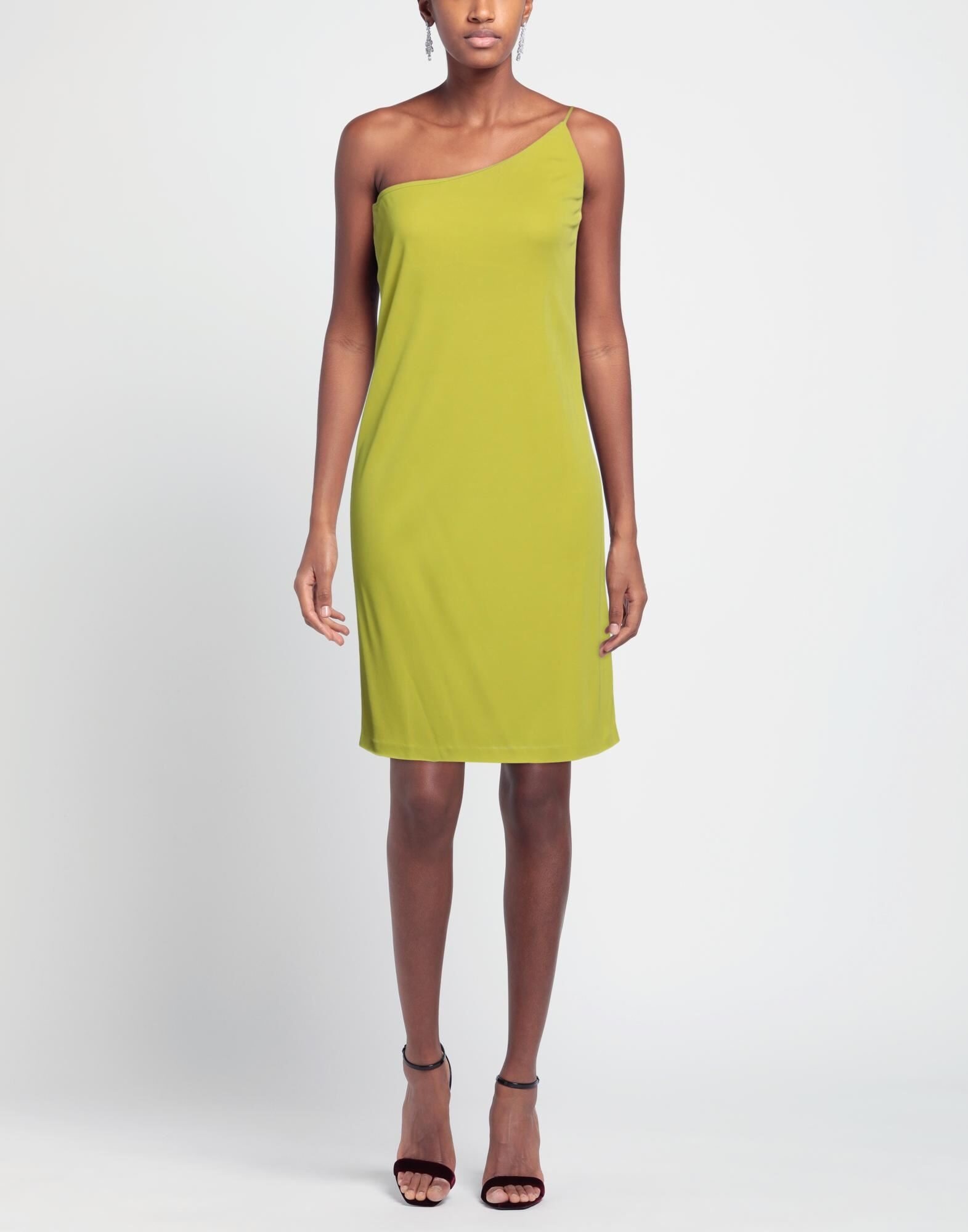 Acid green Women's Midi Dress - 3