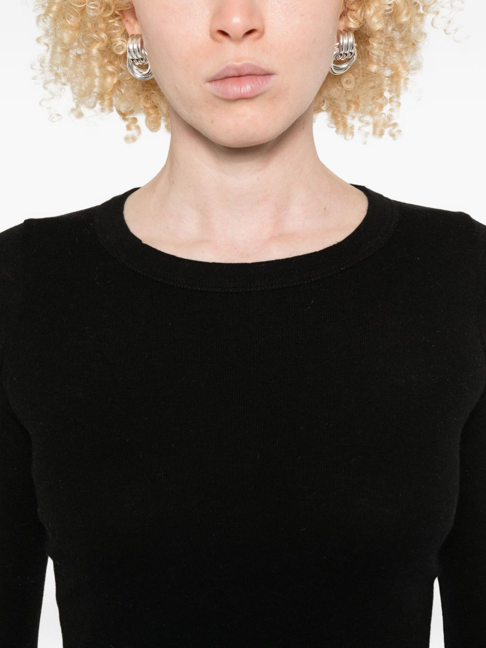 long-sleeve round-neck top - 5