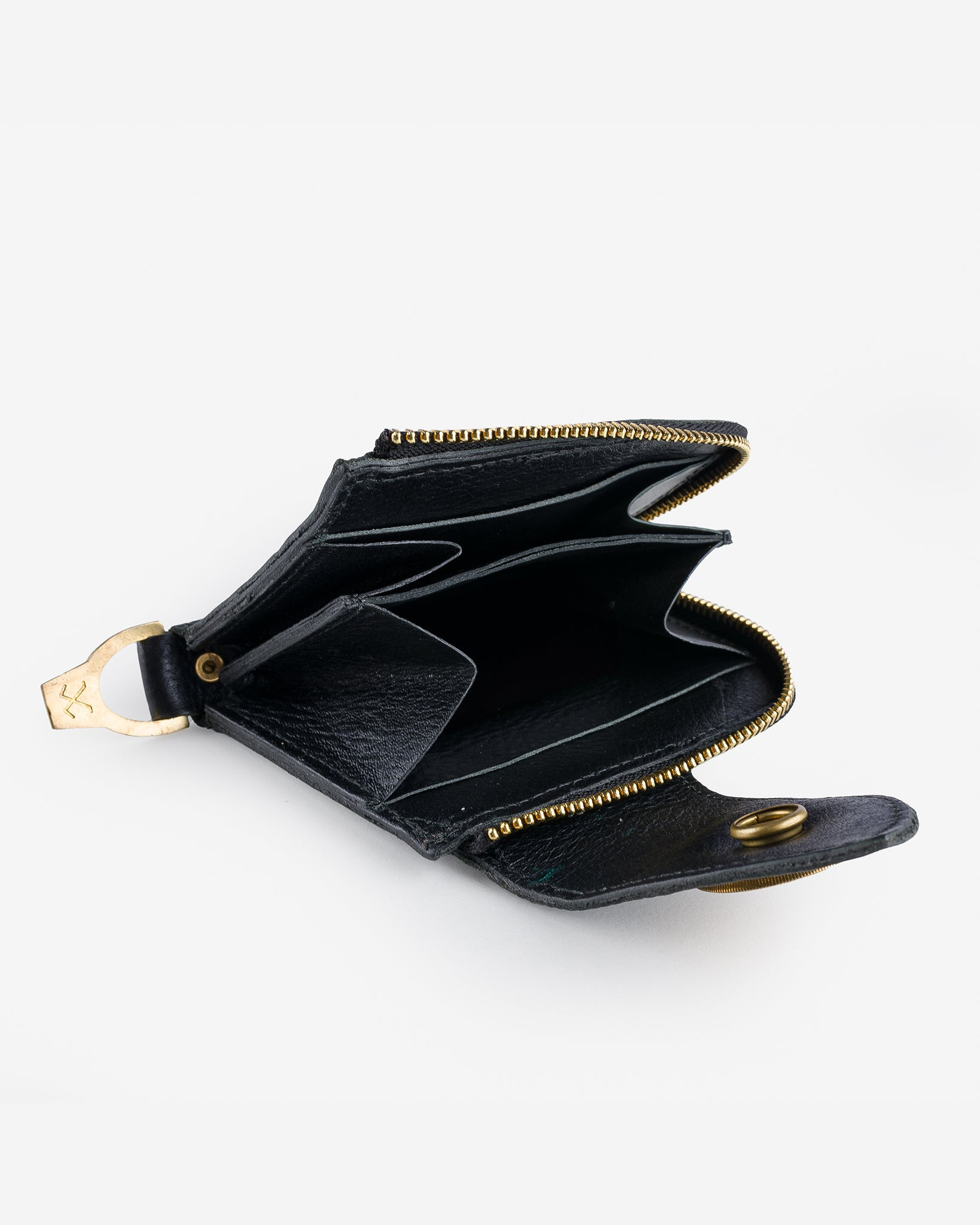 OGL-CONDOR-ZIP-TBLK OGL Condor Zip Wallet - Tumbled Black - 3