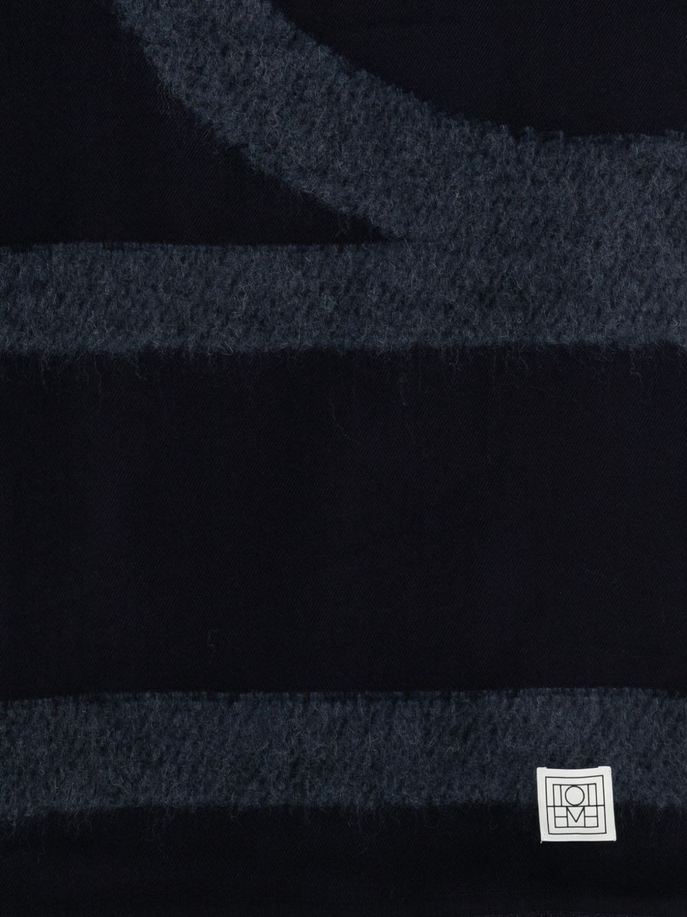 monogram-print scarf - 2