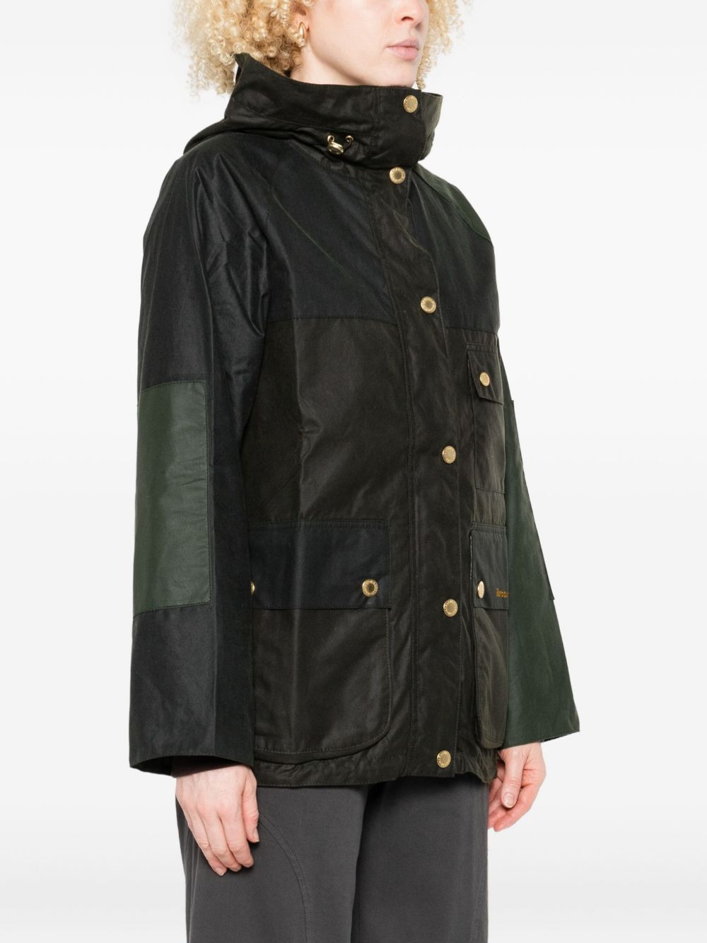 hooded cotton jacket - 3