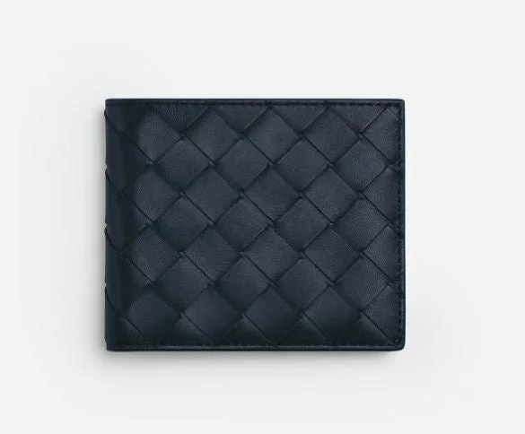 Bottega Veneta Men Intrecciato Bi-Fold Wallet - 1