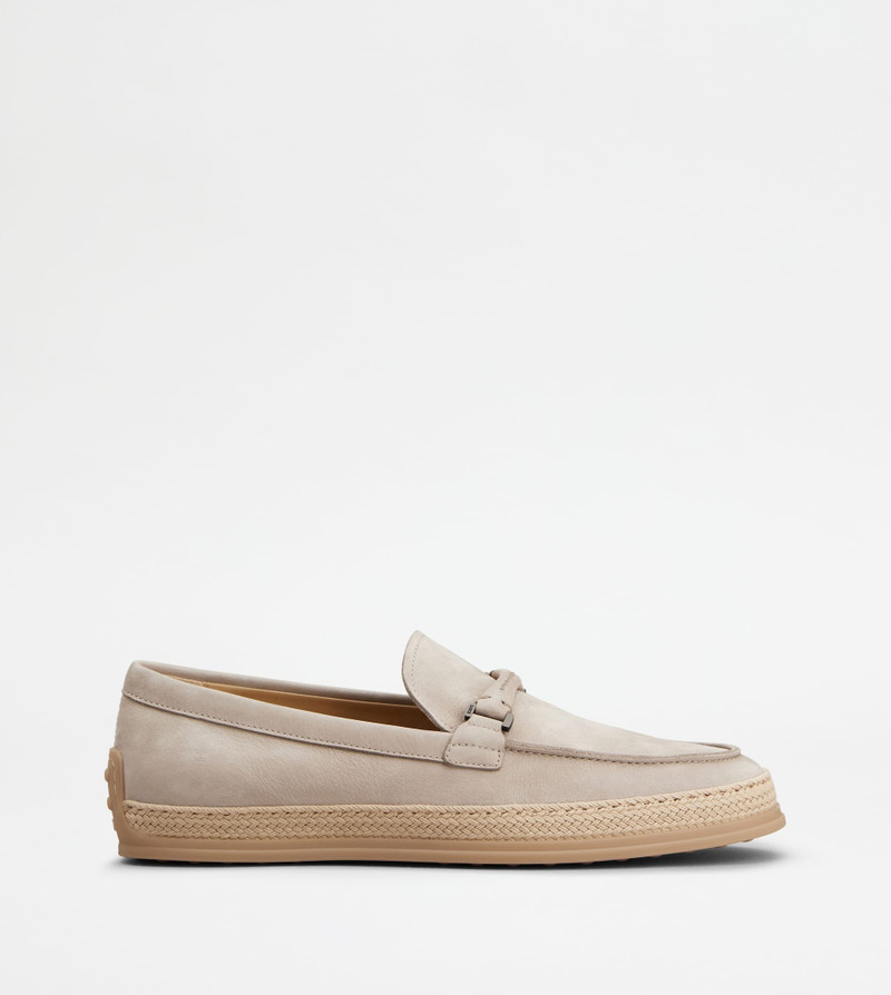LOAFERS IN NUBUCK - BEIGE 1