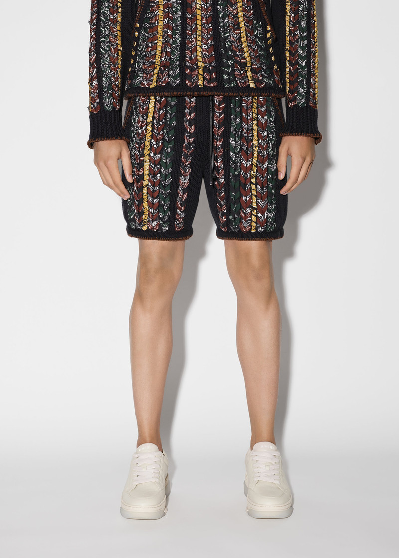 AMIRI BANDANA BRAIDED SHORT outlook