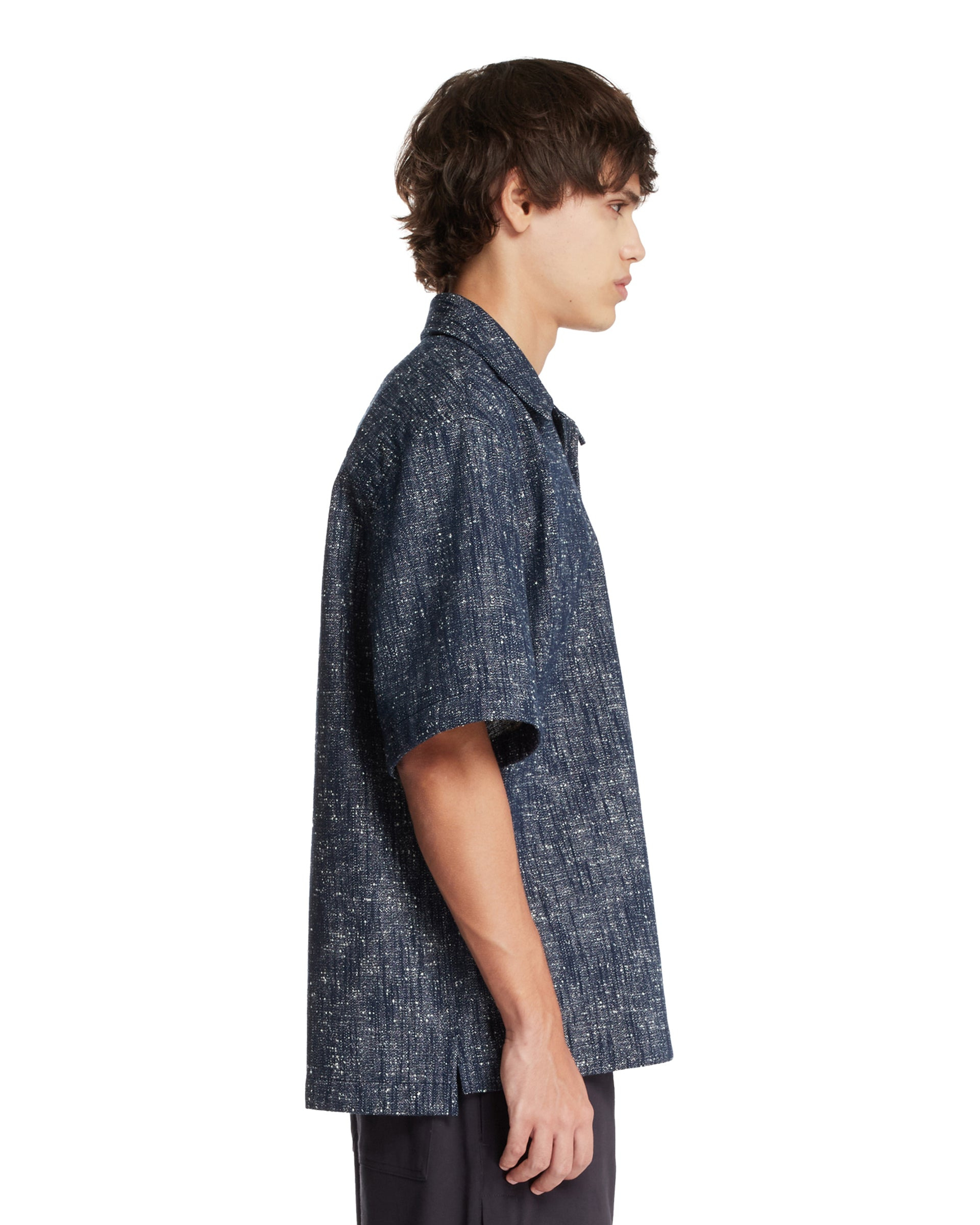 Blue Cotton Shirt - 5