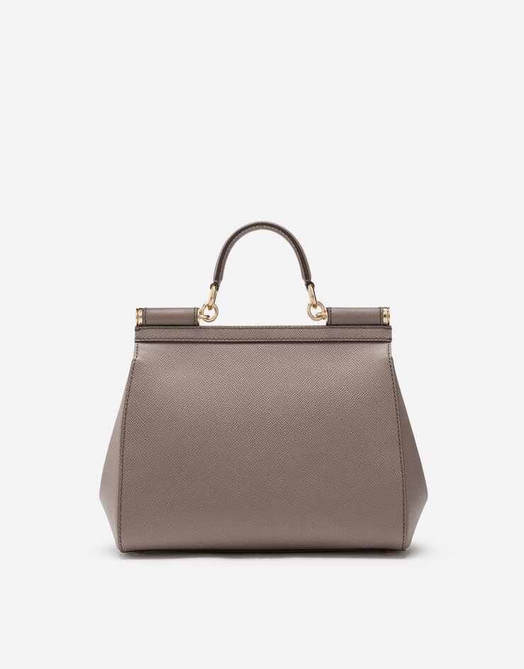 Medium Sicily handbag in dauphine leather - 3