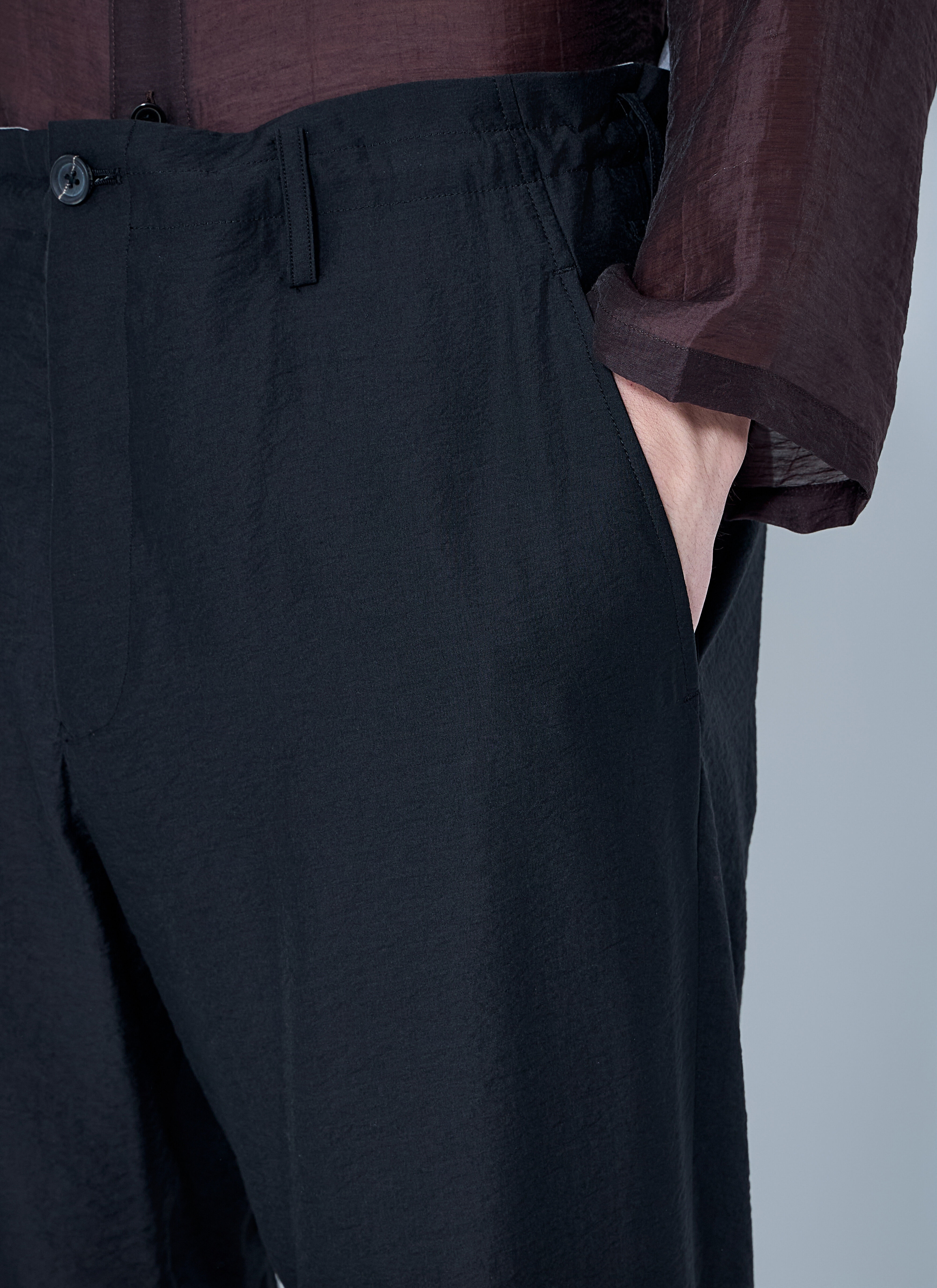 Drawstring Track Pants - 5