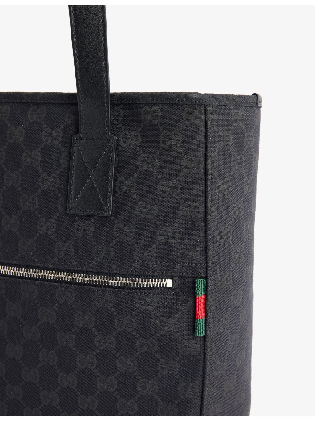 GG-Monogram Canvas Tote Bag - 6