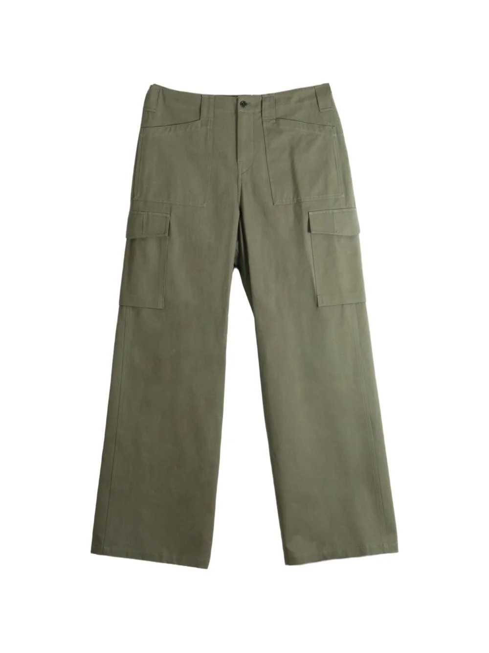 wide-leg cargo pants - 1