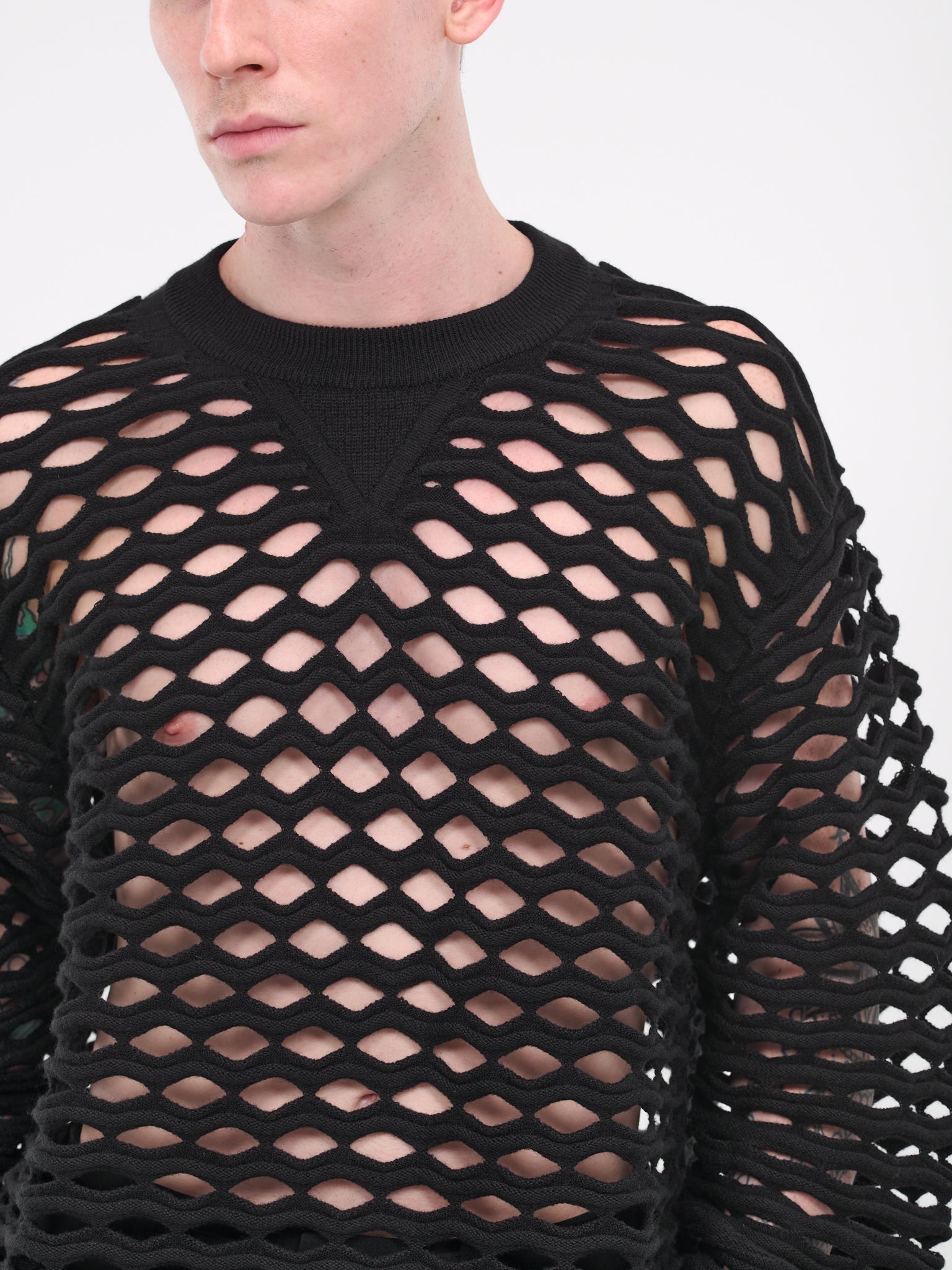 Cut-out Oversized Crewneck - 4