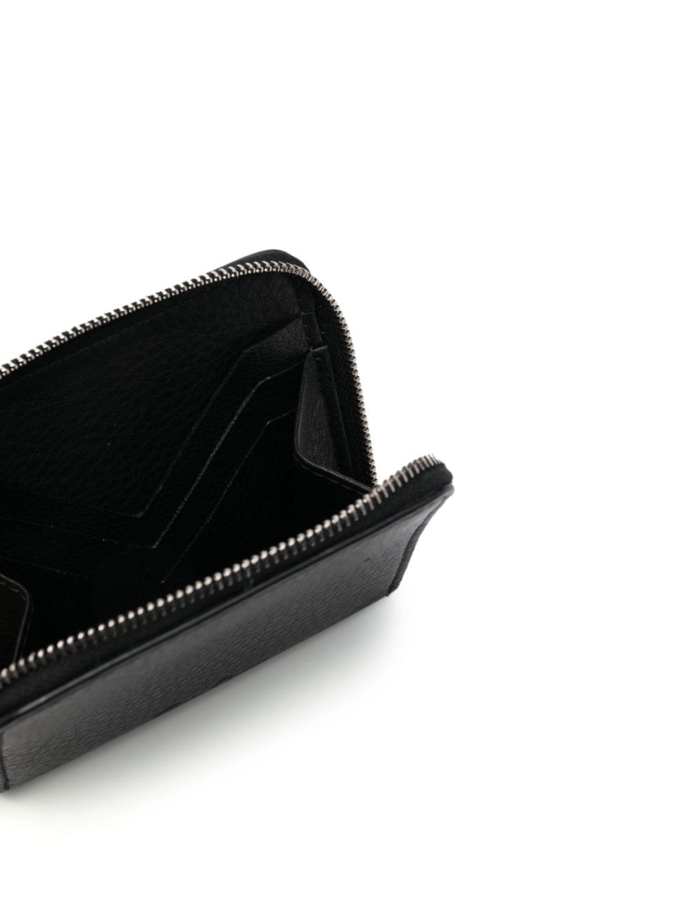 zip-up leather wallet - 3