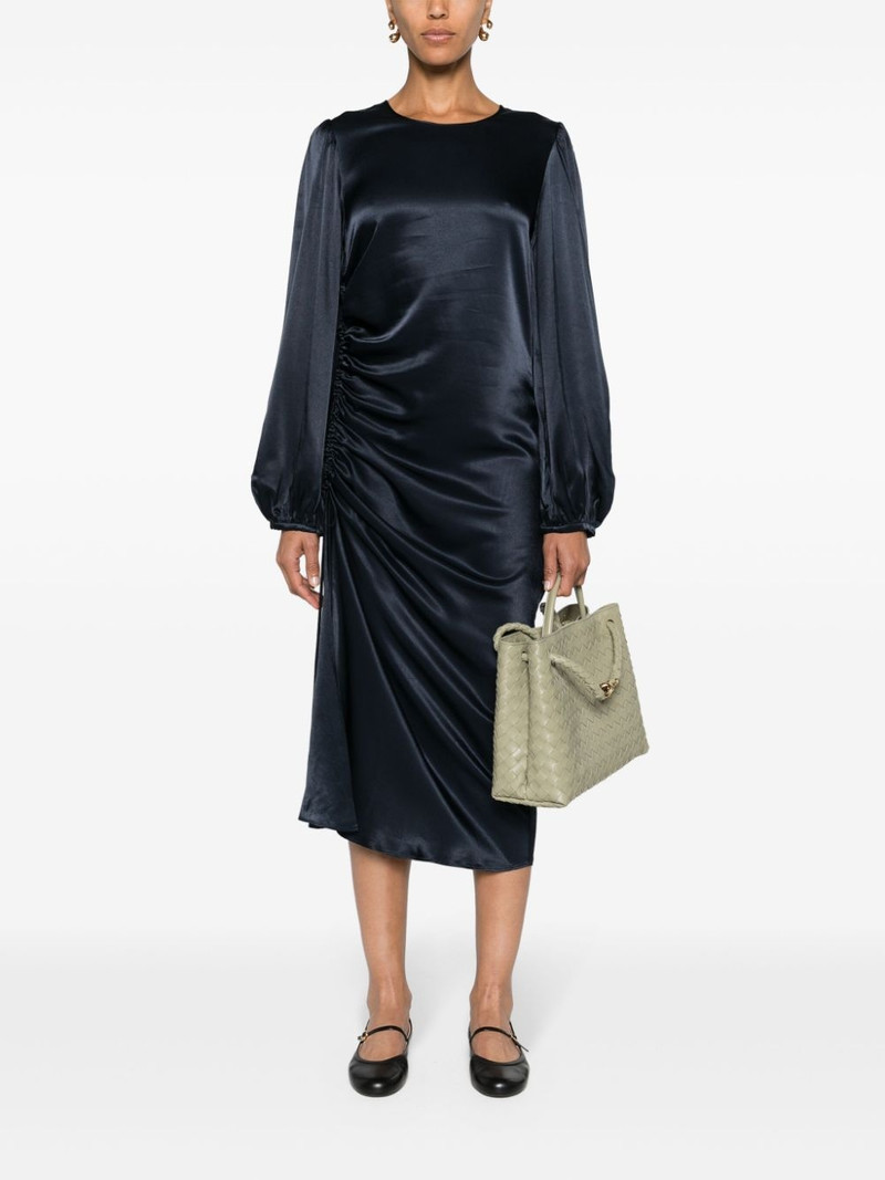 SAMSØE SAMSØE Saelvira ruched midi dress outlook