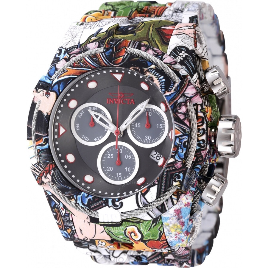 Invicta - Invicta Bolt Chronograph Quartz Black Dial Men's Watch 45490 - 1