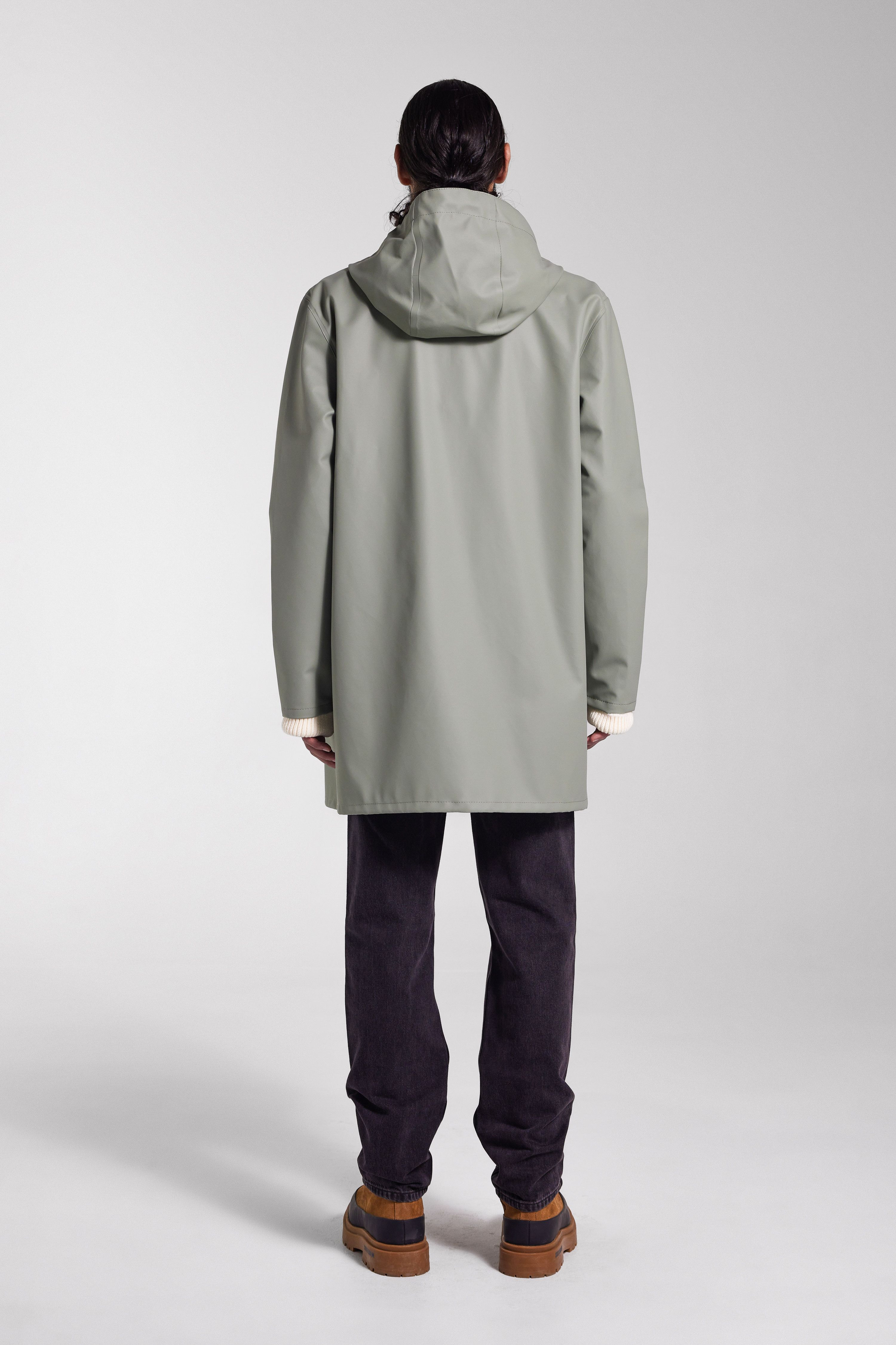 Stockholm Lightweight Raincoat Khaki Green - 5