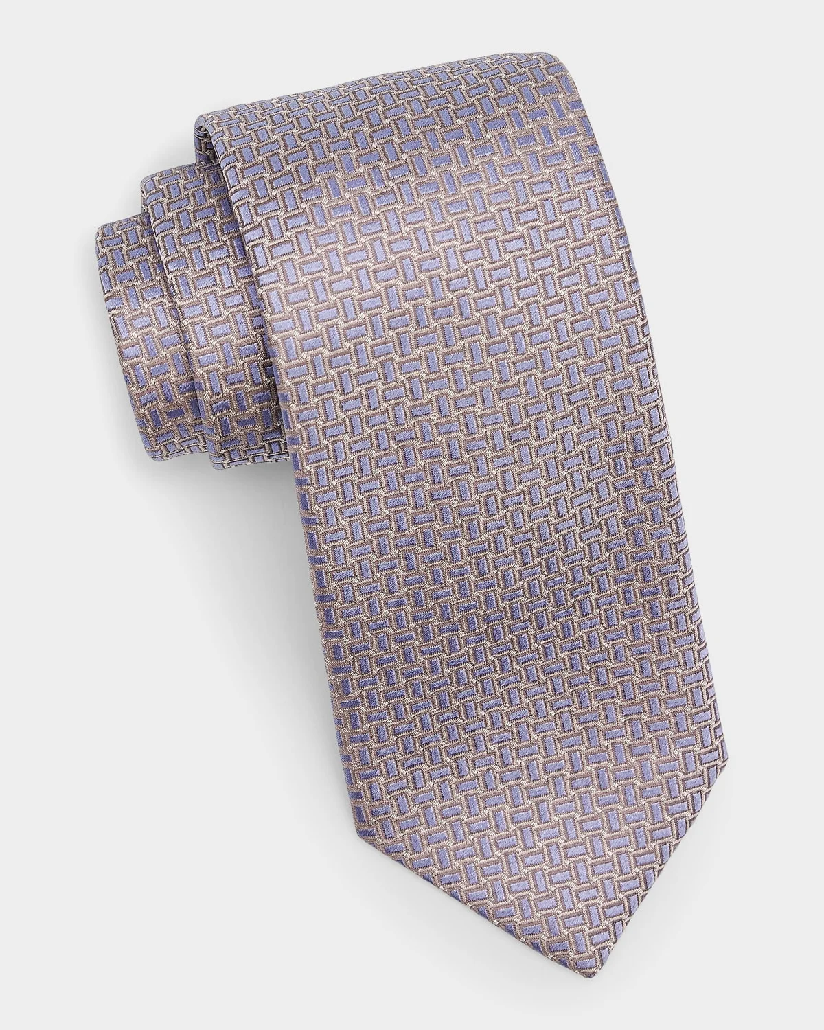 Men's Woven Silk Tie - 1