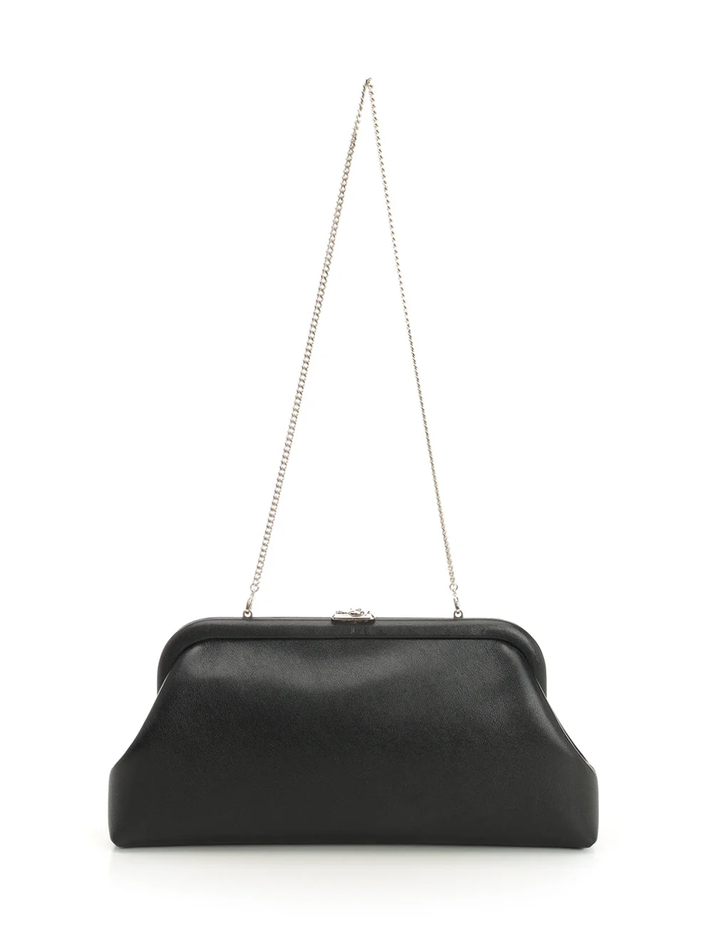 Leather Clutch Clutches Black - 1