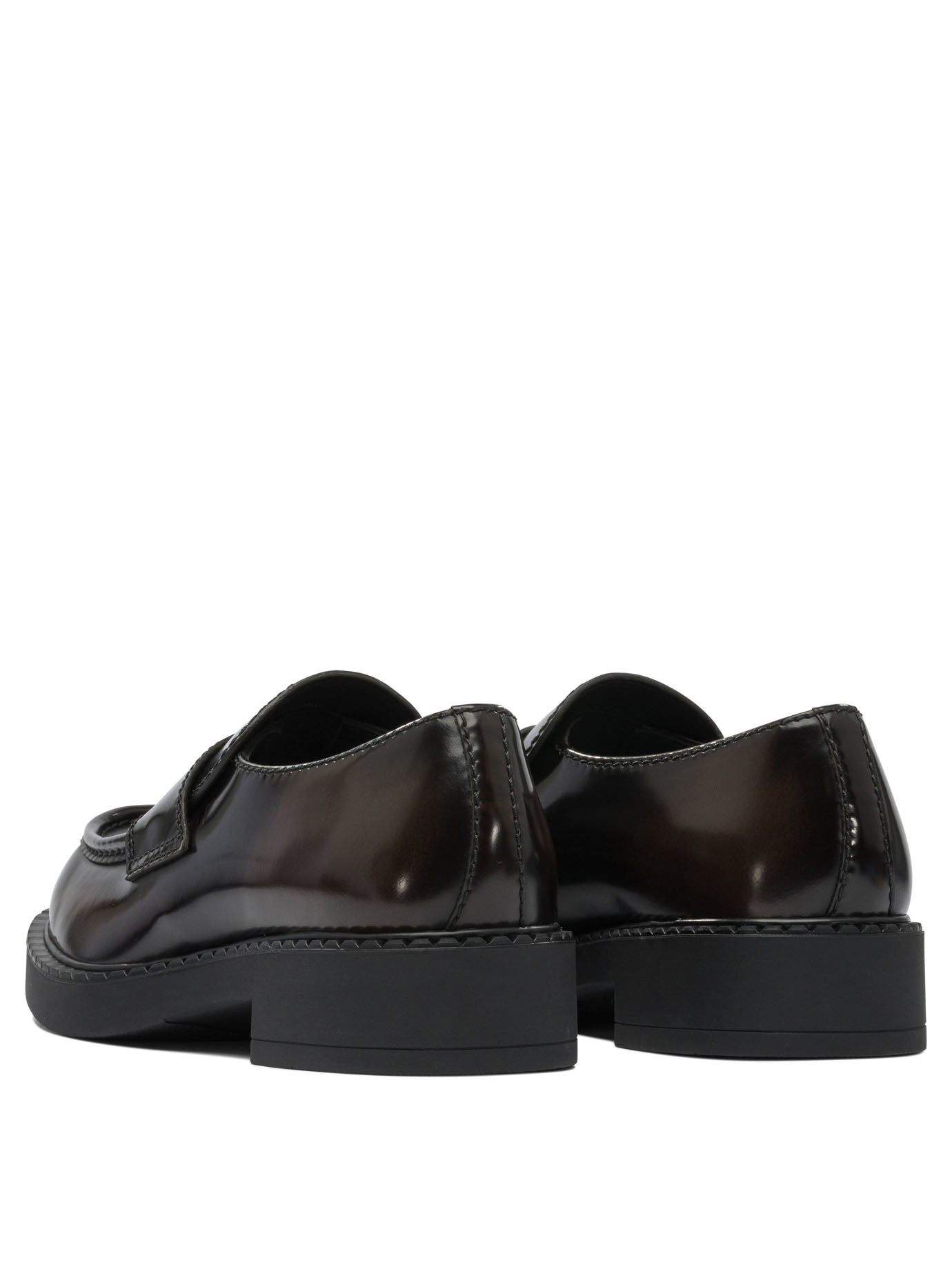Prada 35mm "chocolate" Loafers - 4
