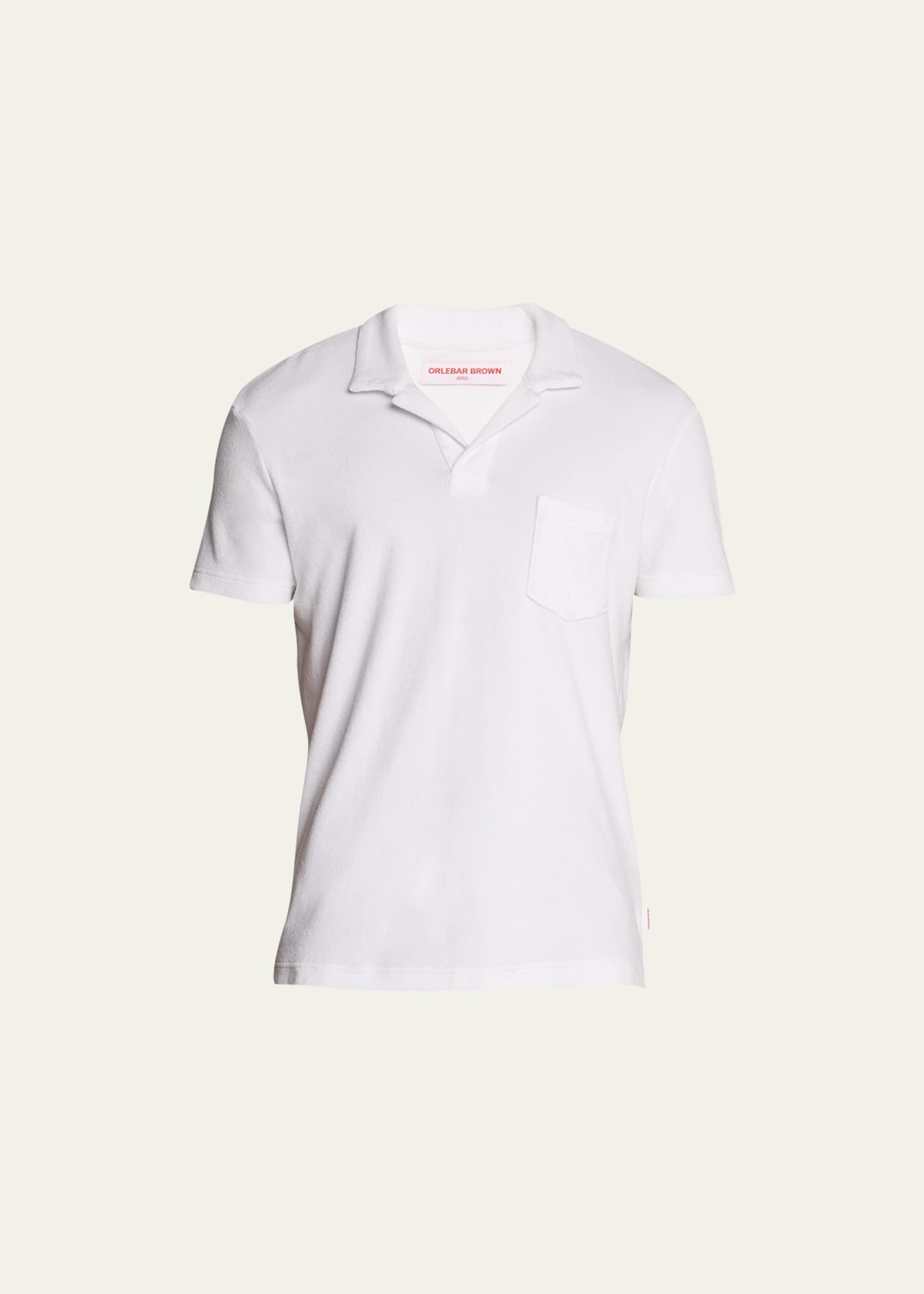 Men's Cotton Terry Polo Shirt - 1