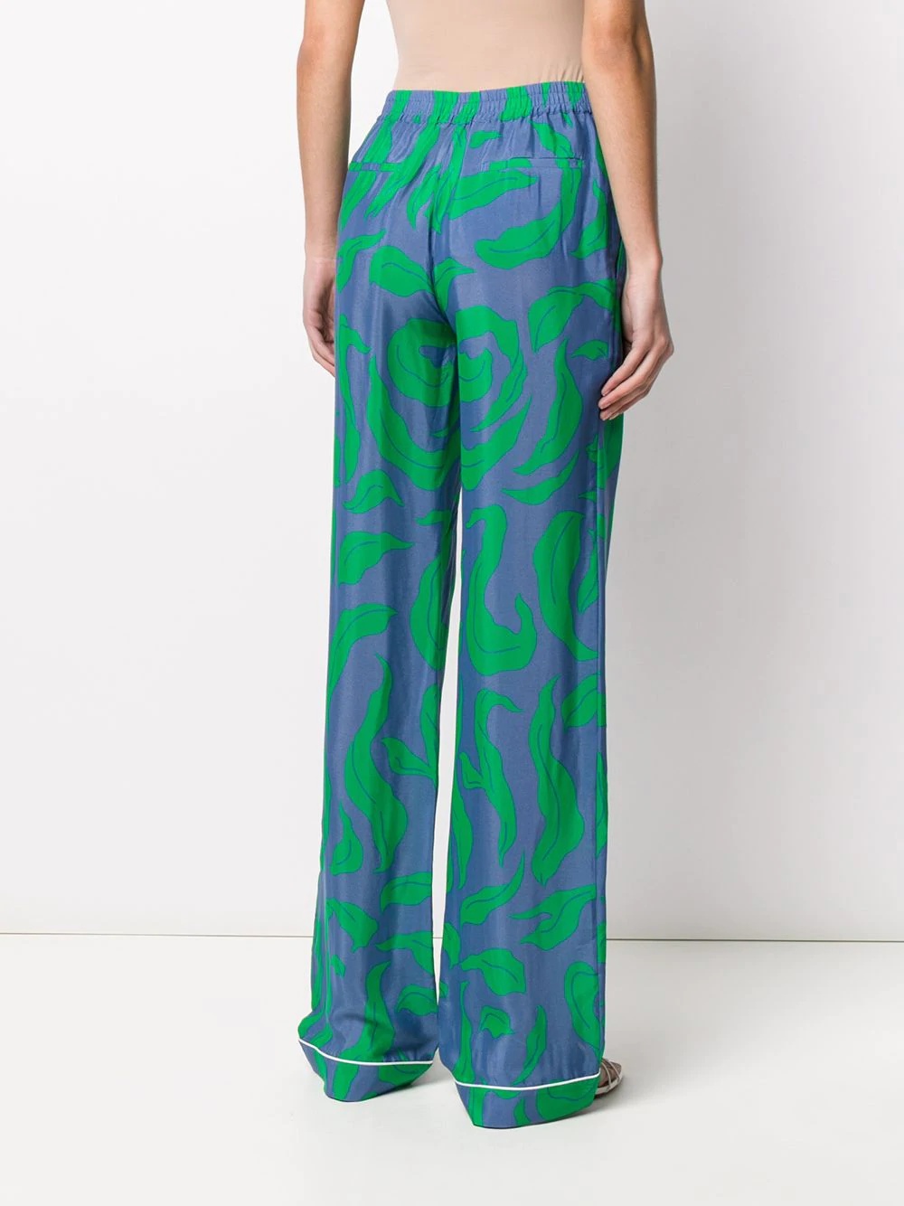 Illusion pajama-style trousers - 4