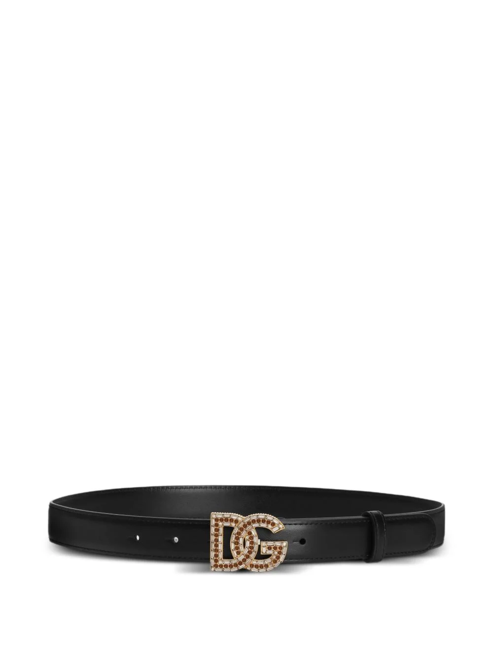 logo-buckle belt - 1