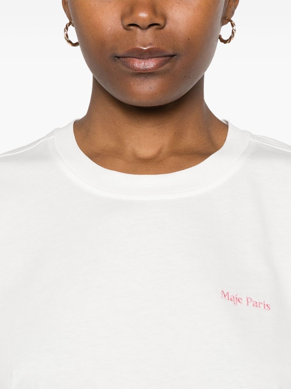 embroidered-logo T-shirt - 5